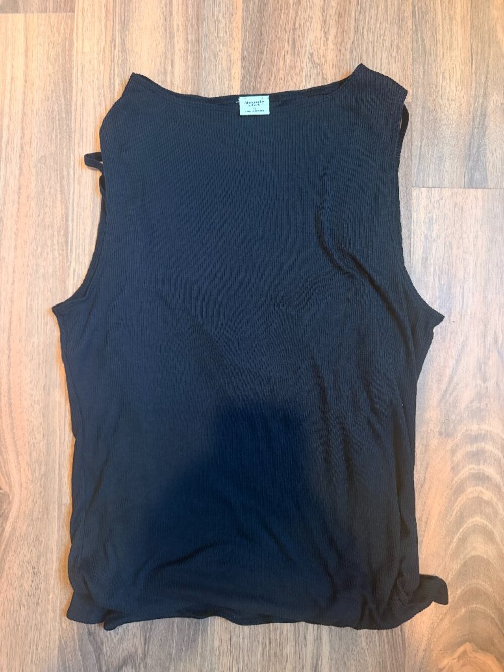 Abercrombie & Fitch Black Ribbed Tank Bundle - 2 Pieces (Size XL)